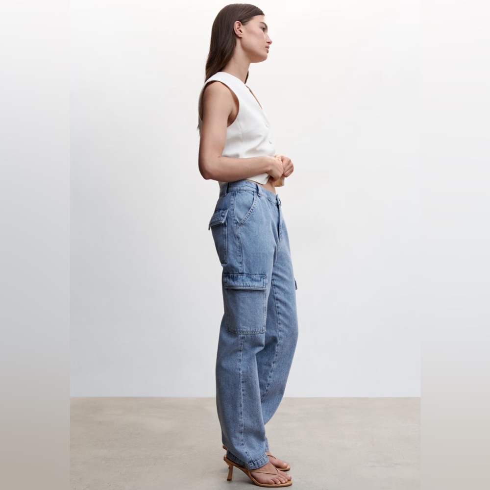 Mango Cargo Jeans - Picture 5 of 6